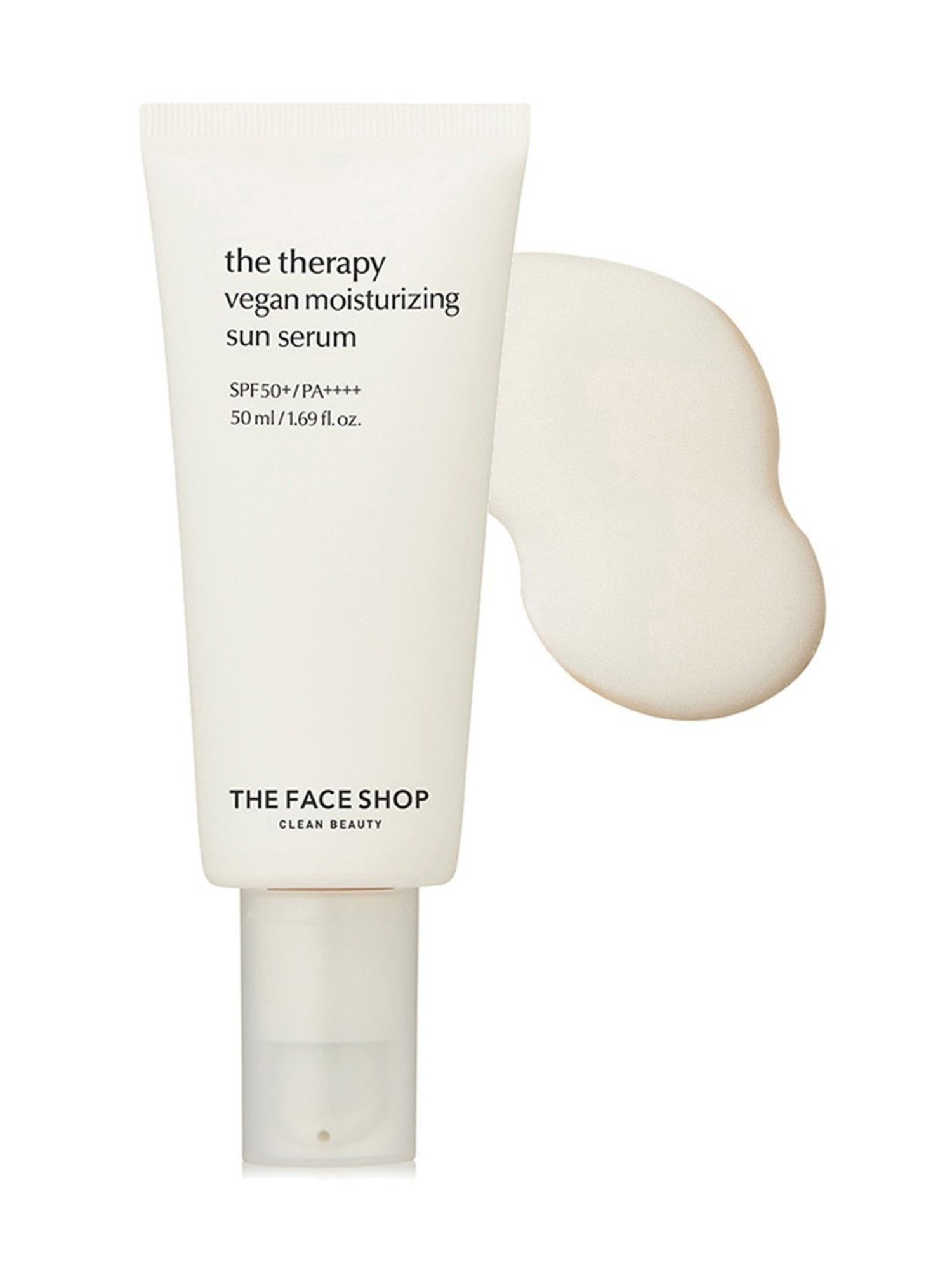 The Face Shop Therapy Vegan Moisturizing Serum Sunscreen with SPF 50 - 50 ml