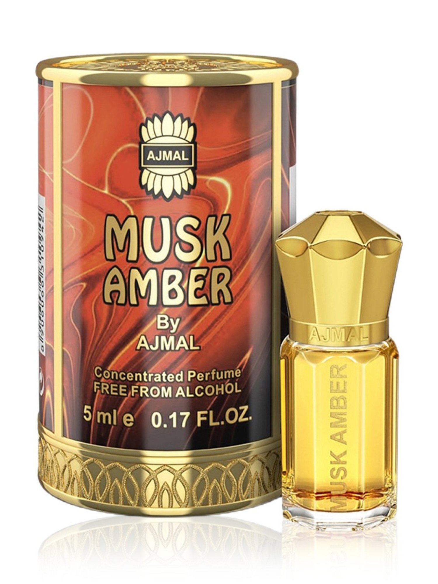 Ajmal Musk Amber Concentrated Perfume for Men  - 5 ml