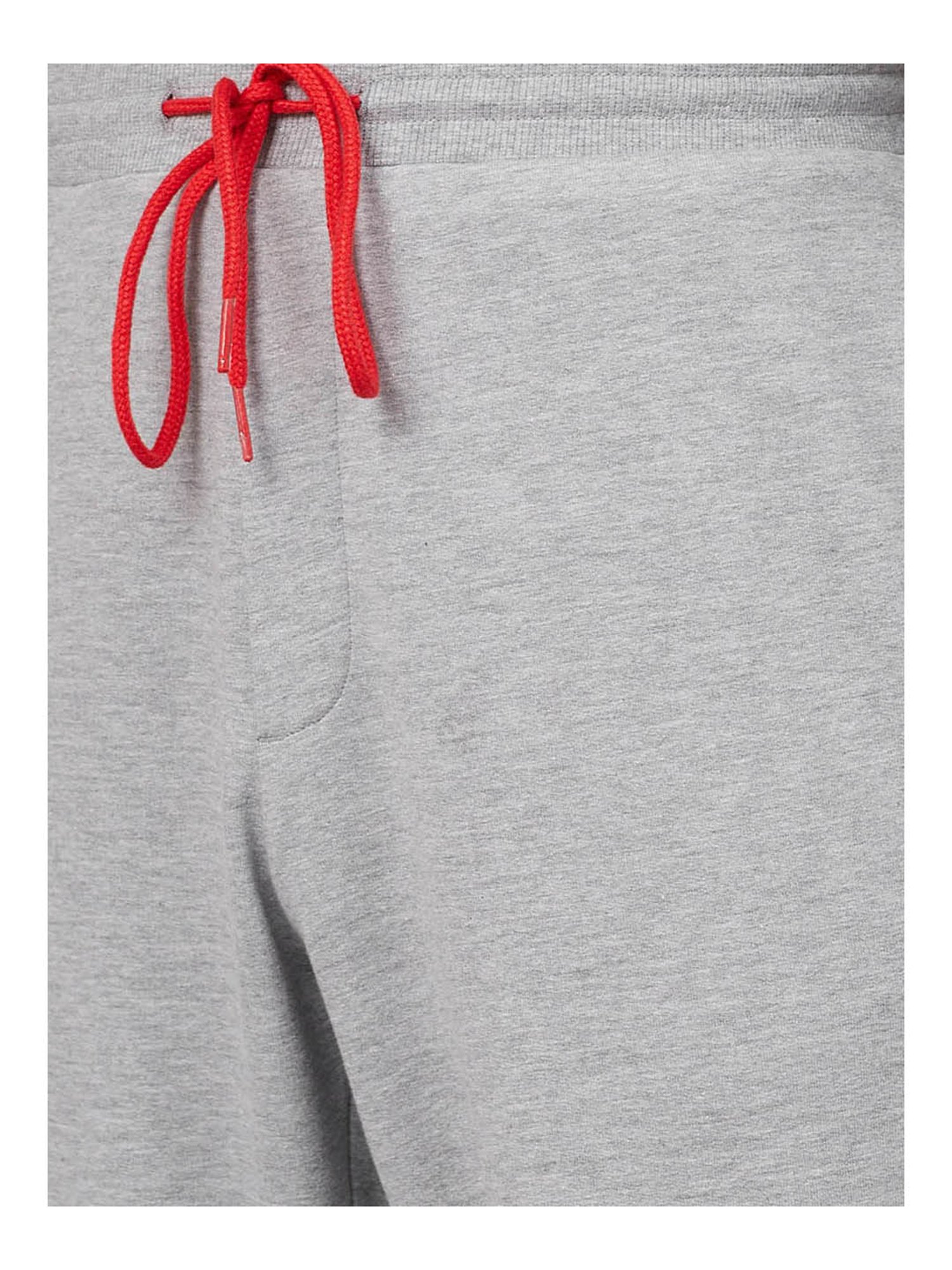 UnderJeans by Spykar Grey Melange Slub Joggers