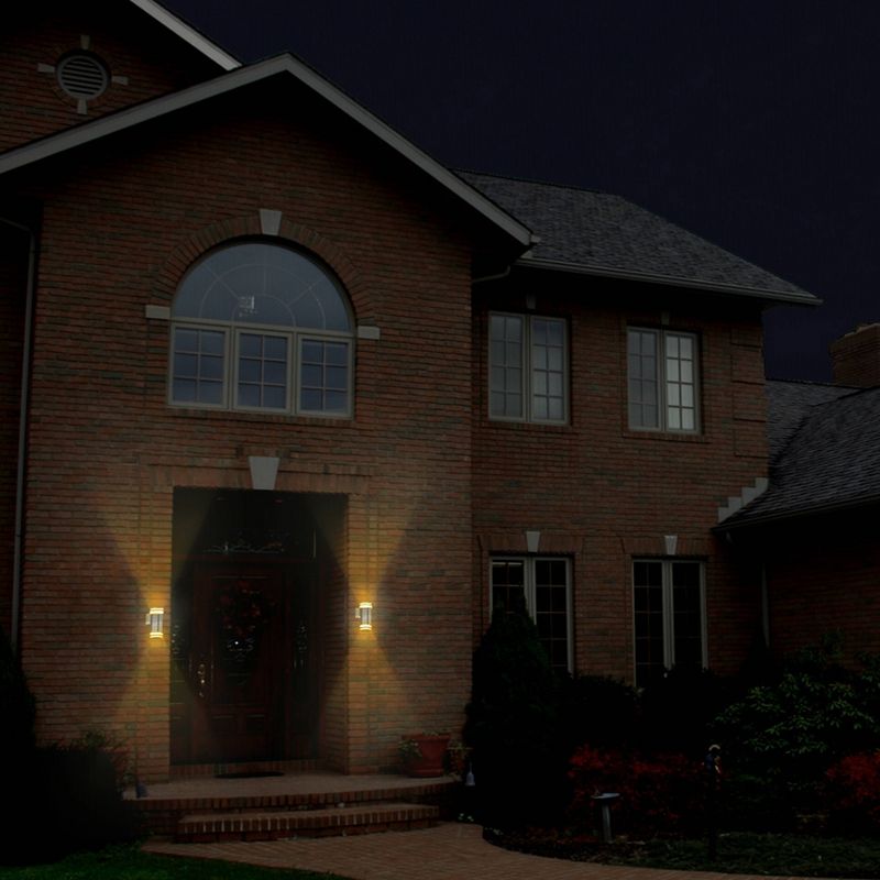 LED Solar Single Direction Outdoor Wall Light - Techko Kobot