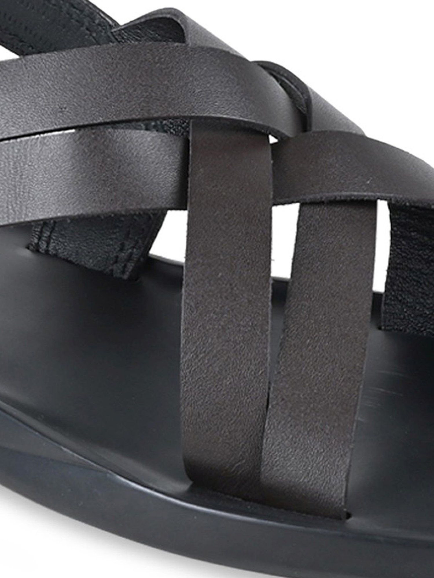 Regal Men's Brown Sling Back Sandals