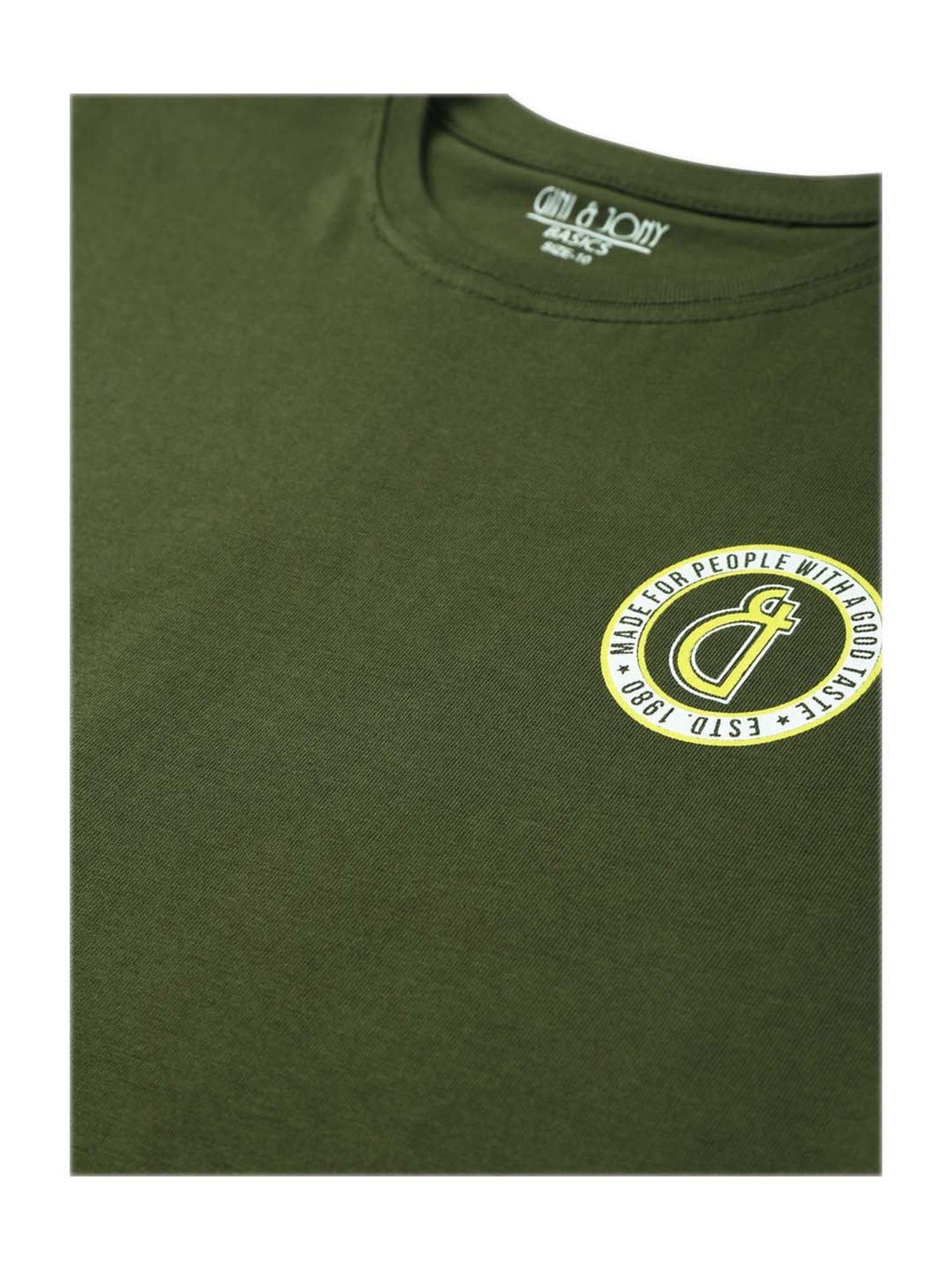 Gini & Jony Kids Green Logo T-Shirt