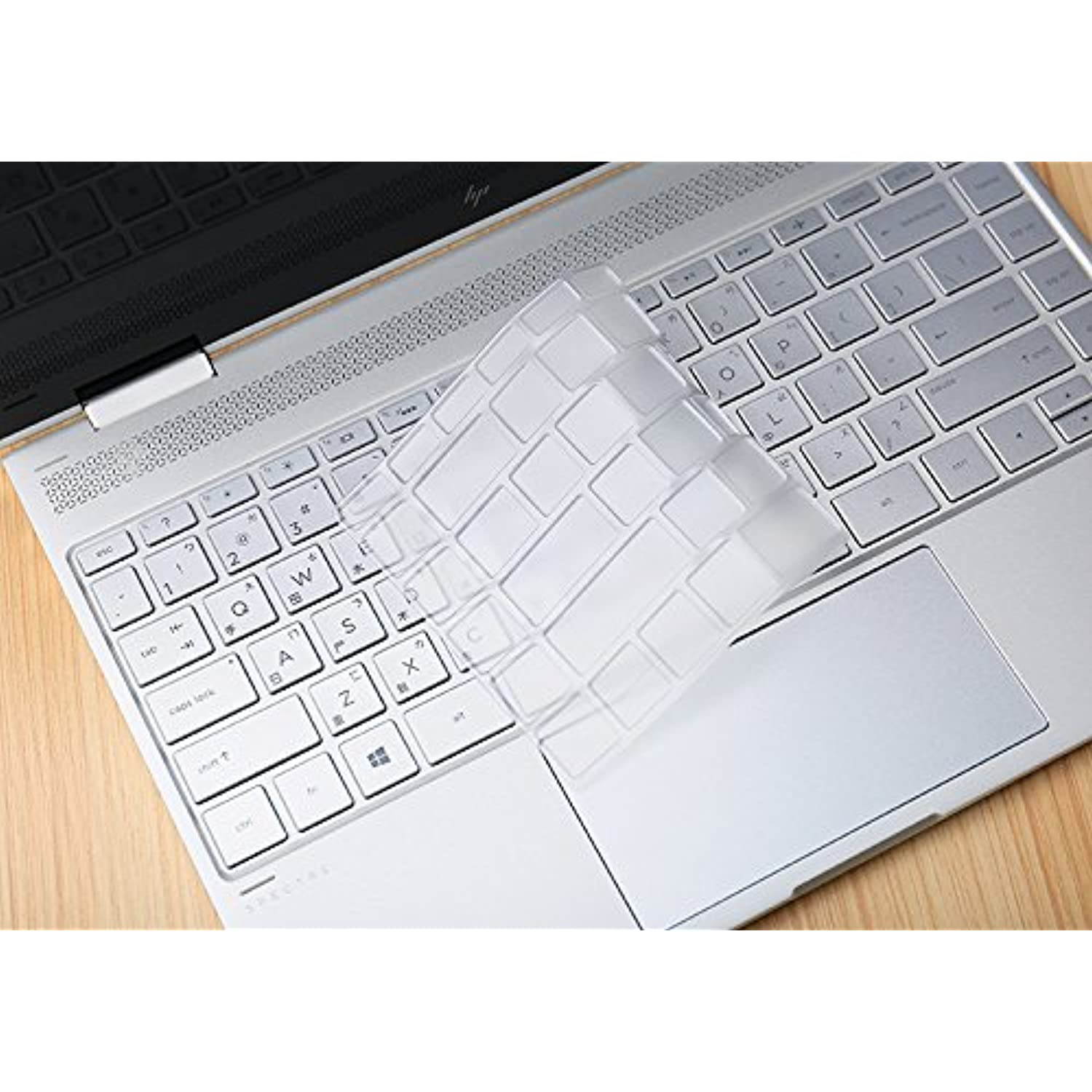 XSKN Keyboard Skin for HP Spectre X360 2-in-1 13.3" 13-W013DX 13-W023DX 13-AC013DX 13-AC023DX 13-AC033DX Series Touch-Screen Laptop, Ultra Thin Clear TPU Keyboard Cover US layout