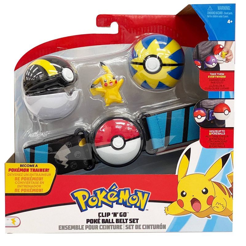 Pokmon Clip 'N' Go Pok Ball Belt Set - Pikachu 2