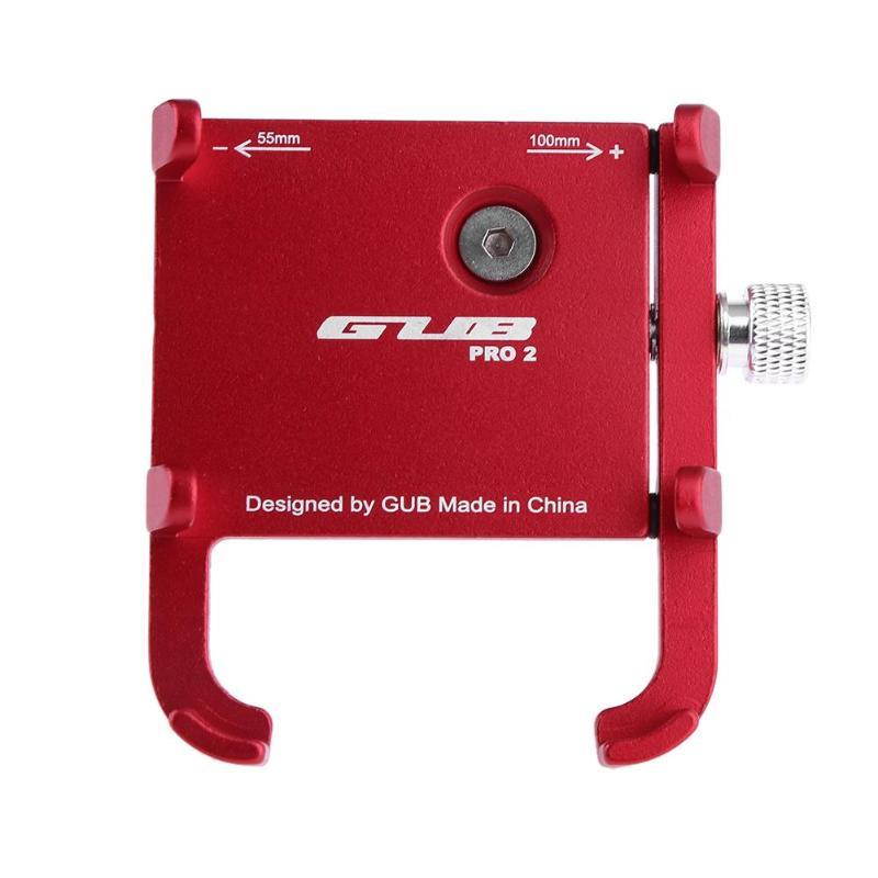 GUB Aluminium Alloy Phone Mount bracket Stand Mountain Bike Mobile Phone Holder Bicycle phone holder For Cycling Cradle Clamp