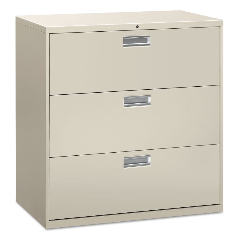 Alera Lateral File 3 Drawer 42w x 19.25d x 40.88h Light Gray LF4241LG