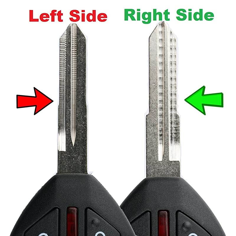 Keyless Entry Remote Uncut Blank Car Key Blade Fob Case Shell Button Pad Outer Cover Repair
