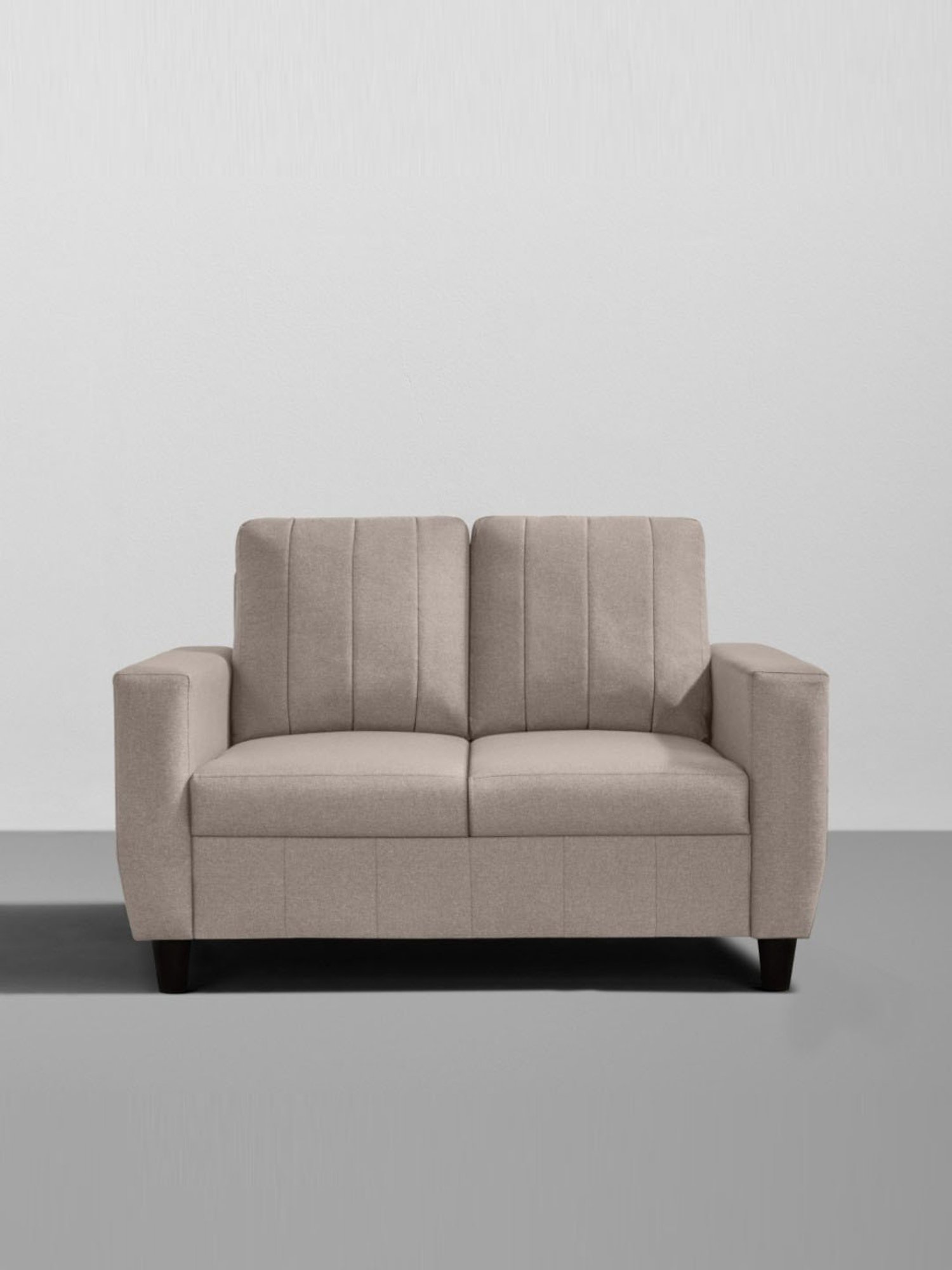 Sleepyhead Bae Pebble Brown Fabric 2 Seater Sofa