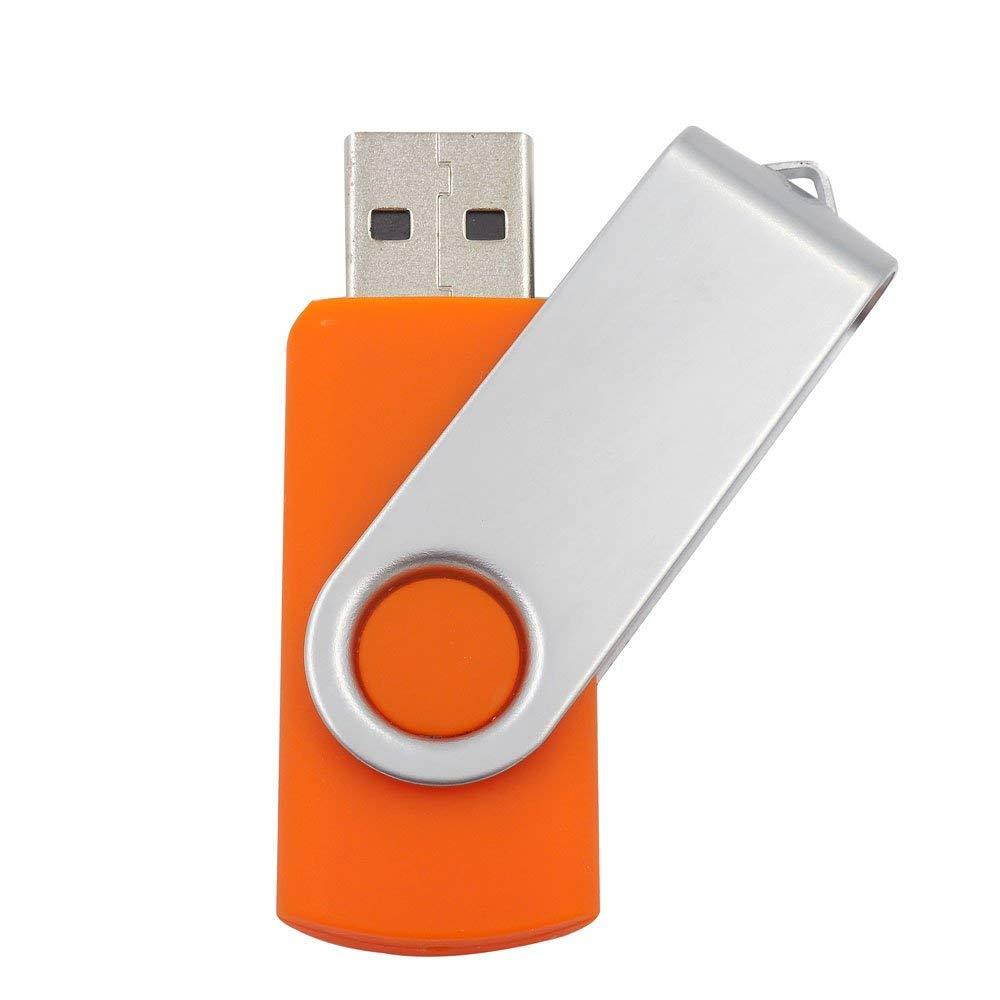 Swivel usb flash drives (4GB, orange)