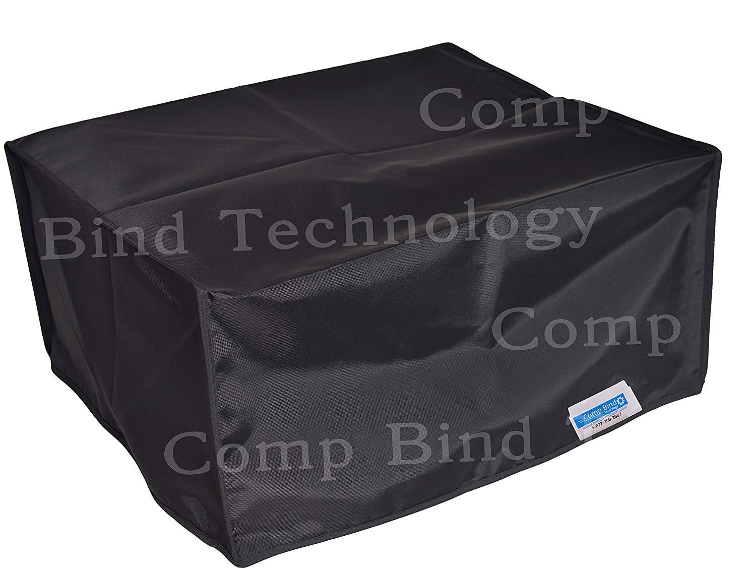 Comp Bind Technology Printer Dust Cover for HP OfficeJet Pro 8035 All-in-One Wireless Printer, Black Nylon Anti-Static Dust Cover Dimensions 18.2''W x 13.4''D x 9.2''H