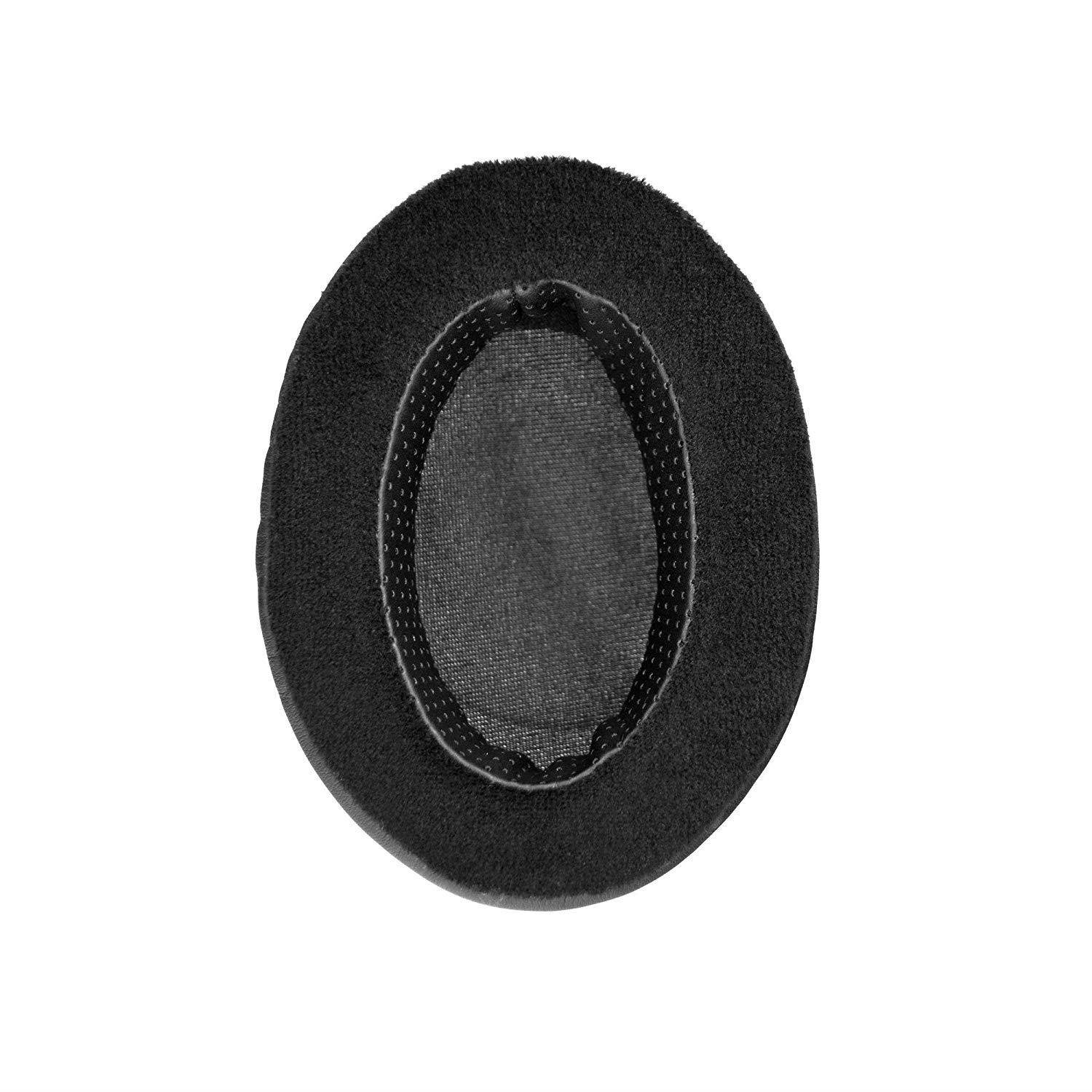 Brainwavz Hybrid Memory Foam Earpad - Black PU/Velour - Suitable for Large Over The Ear Headphones