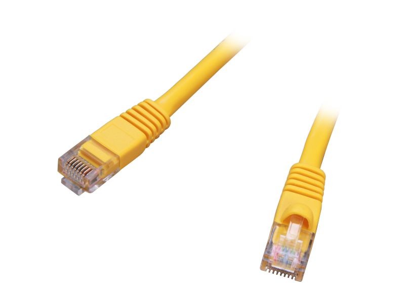 Coboc CY-CAT5E-07-YL 7 ft. 350Mhz UTP Network Cable