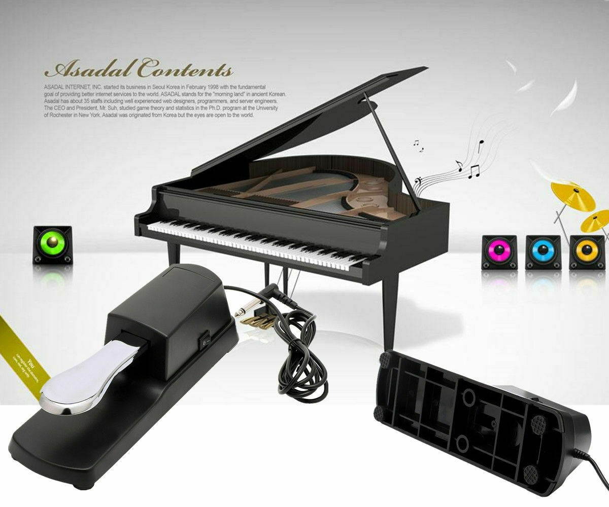 2020 Damper Sustain Pedal Foot Switch For Electronic Yamaha Casio Piano Keyboard