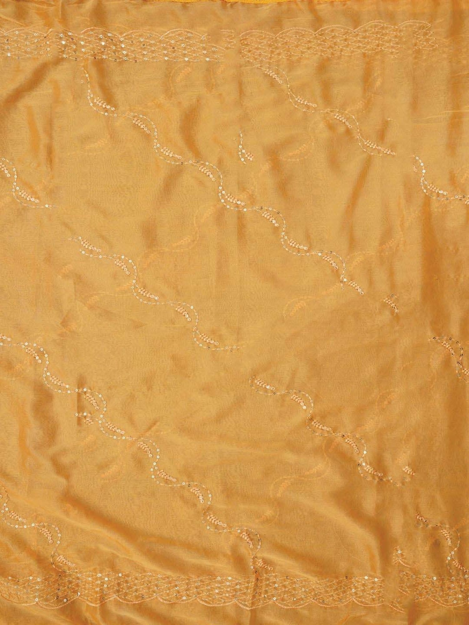 Jaipur Kurti Yellow Embroidered Unstitched Dress Material