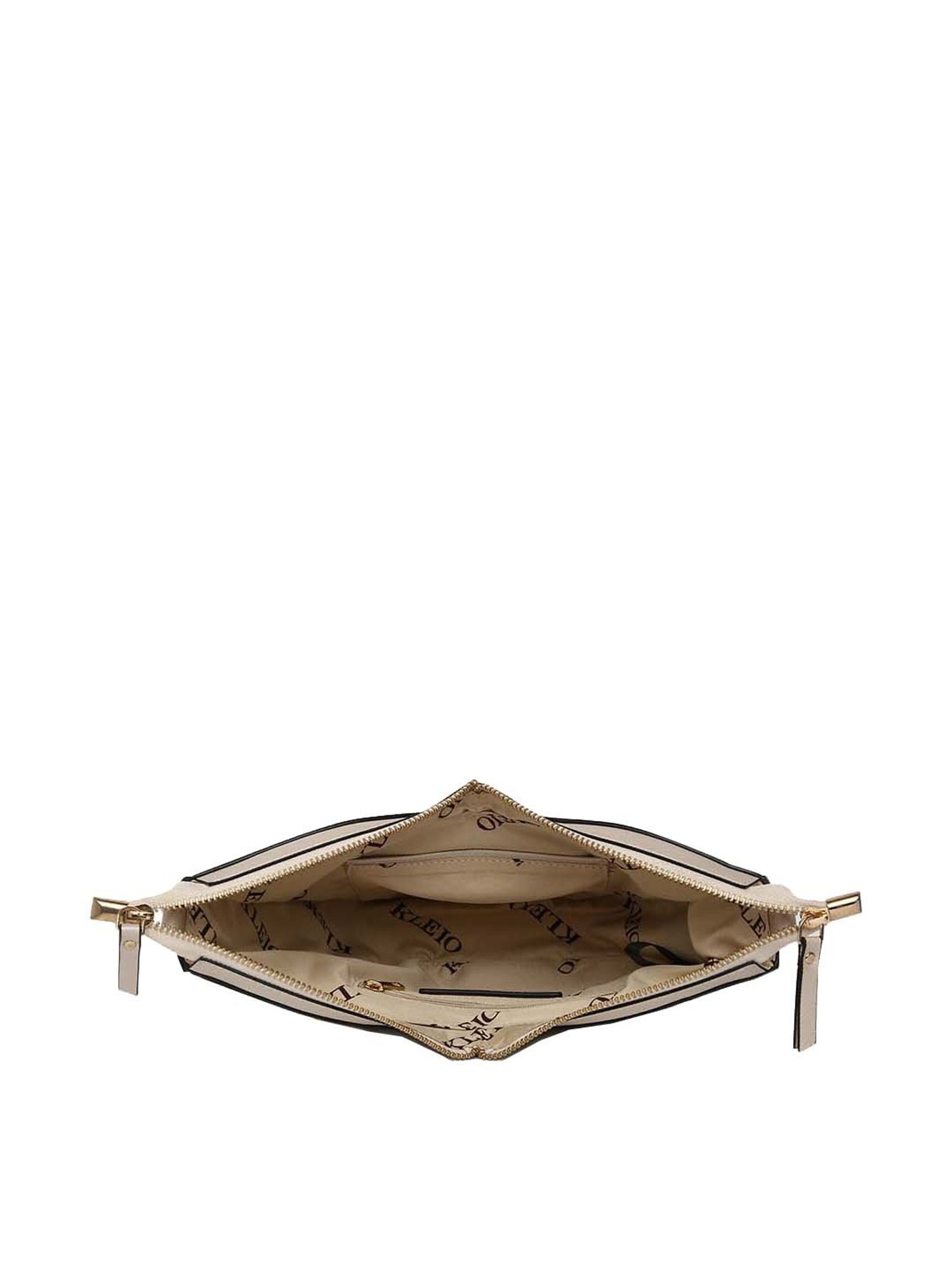 KLEIO Cream Solid Small Sling Handbag