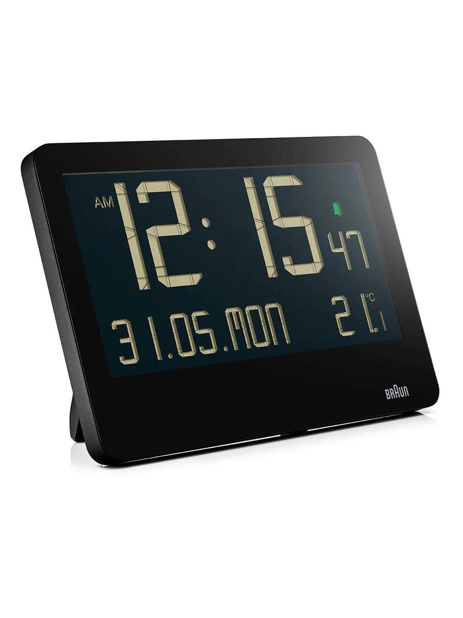 Braun Black Classic Analog Alarm Clock