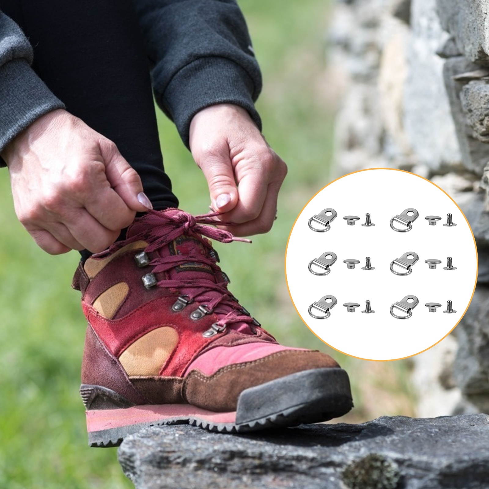 30 sets Replaceable handbag Buttons Premium shoes Buttons handbag Buckles