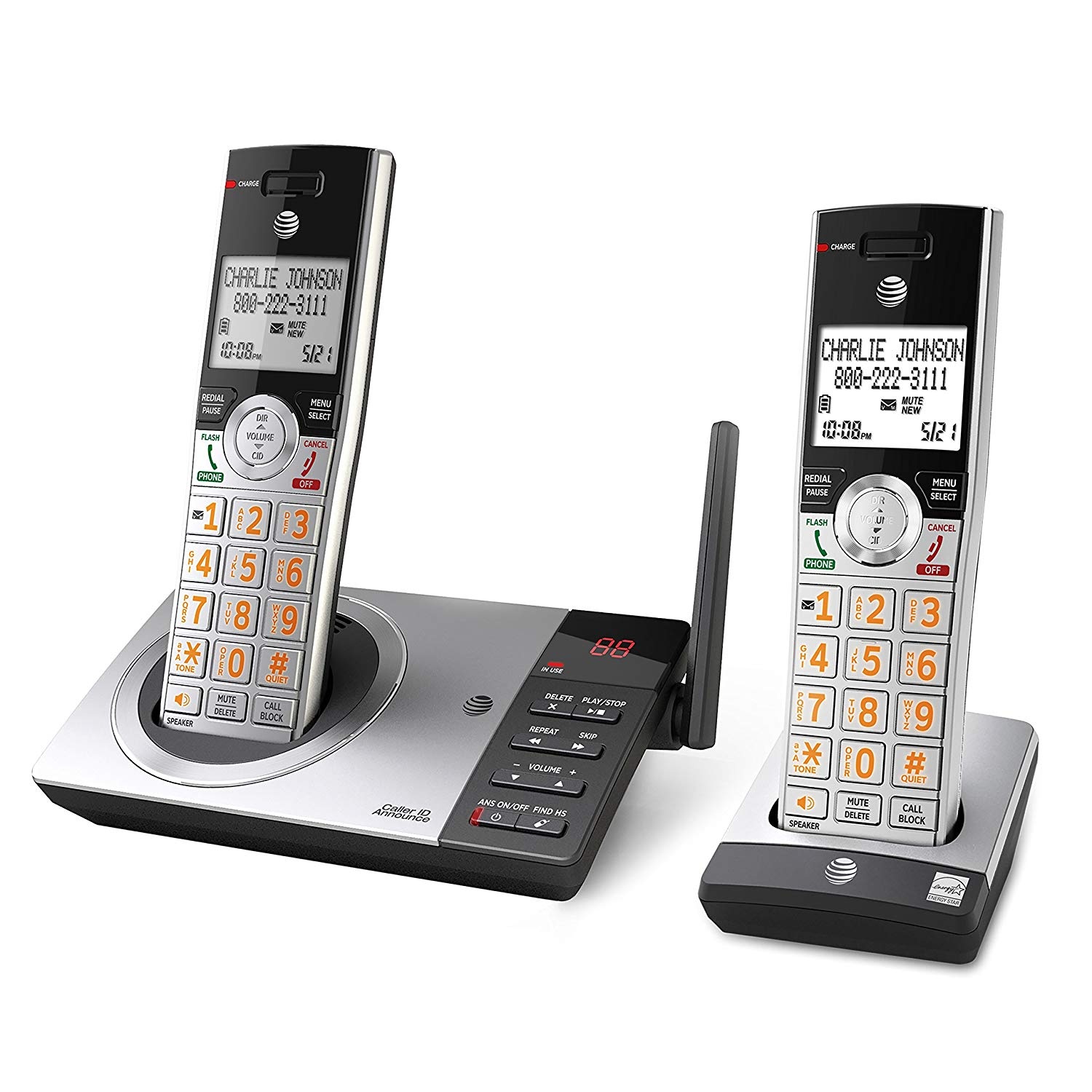 ATT CL82207 Cordless Handset DECT 6.0 Expandable Answering System