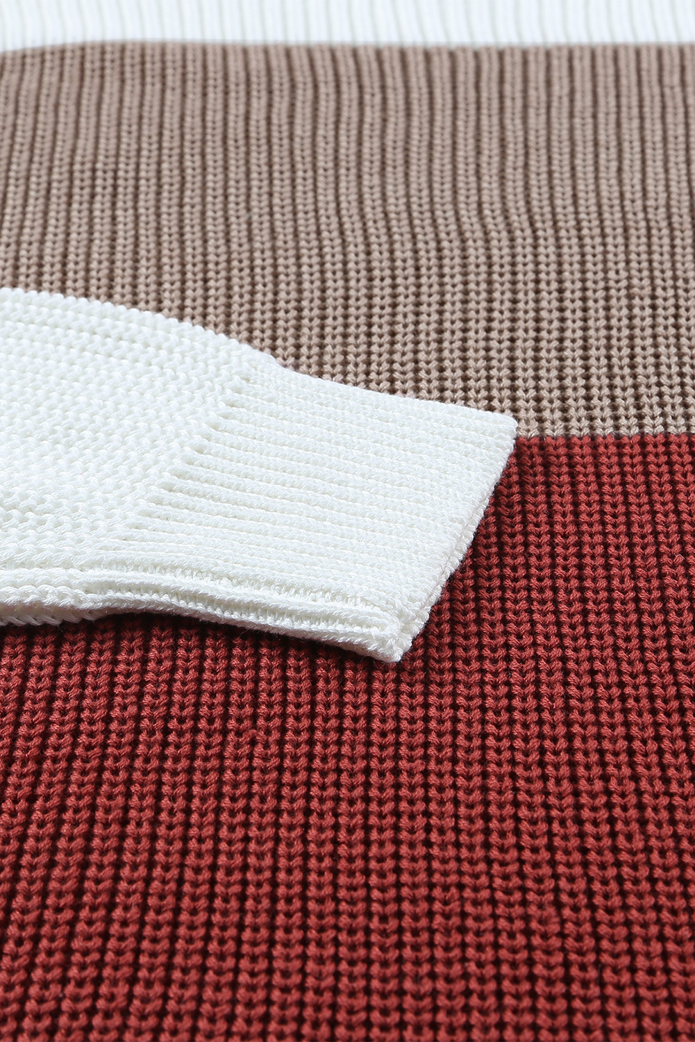 Yellow Drop Shoulder Henley Pullover Sweater With Slits