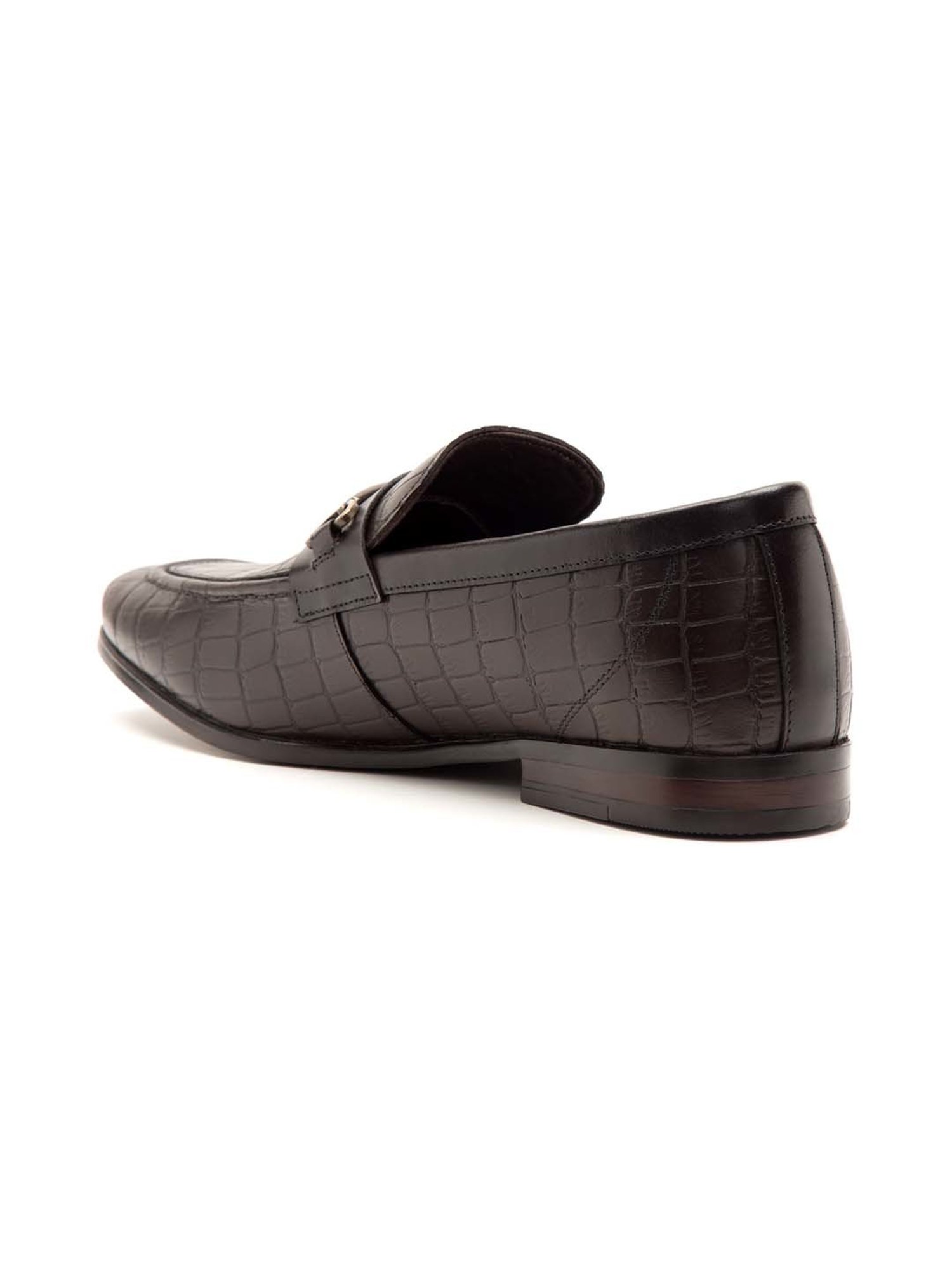 THOMAS CRICK Men's Dark Brown Formal Loafers