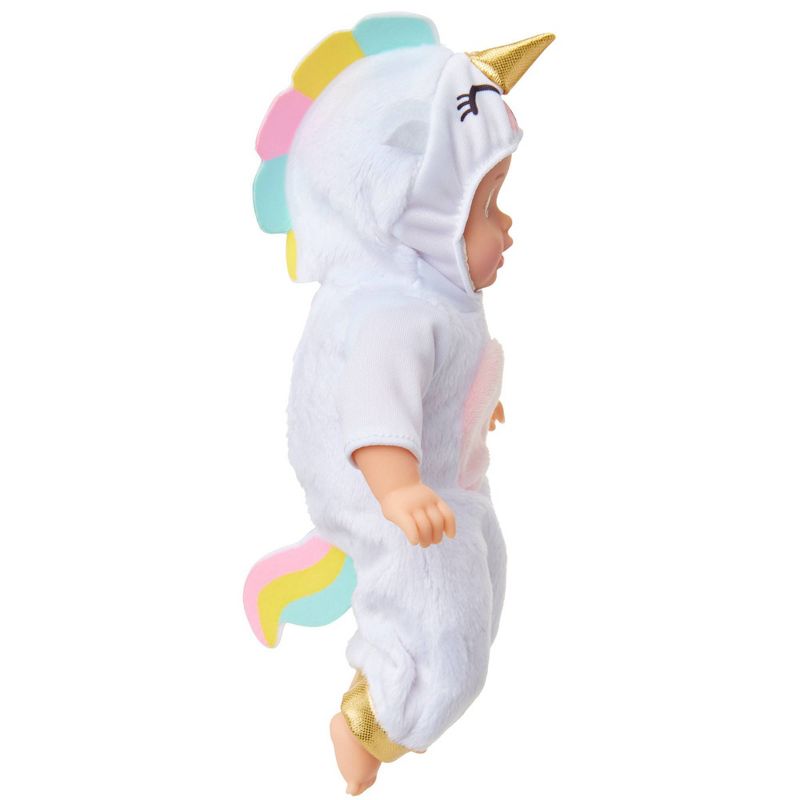 Perfectly Cute My Lil' Deluxe Baby 8" Baby Doll White Unicorn