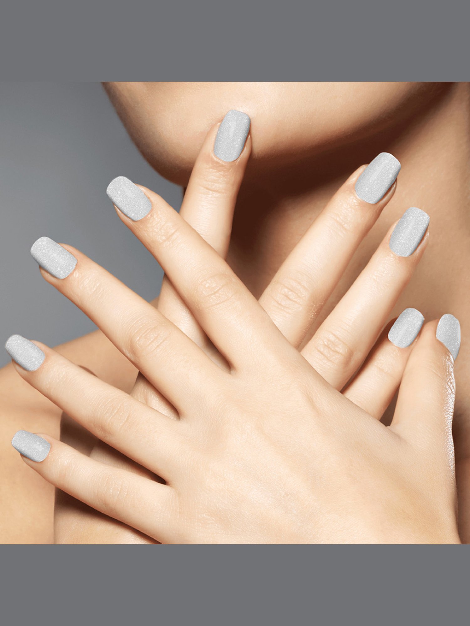 Lakme Glitterati Collection Shine Nail Color Silver Dust - 6 ml