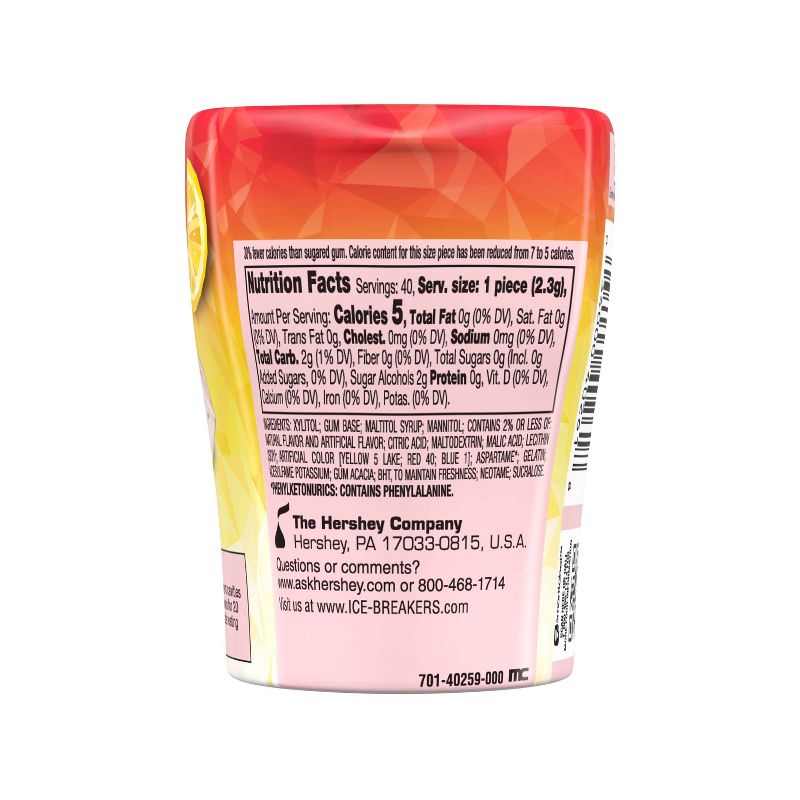 Ice Breakers Ice Cubes Strawberry Lemonade Gum - 3.24oz