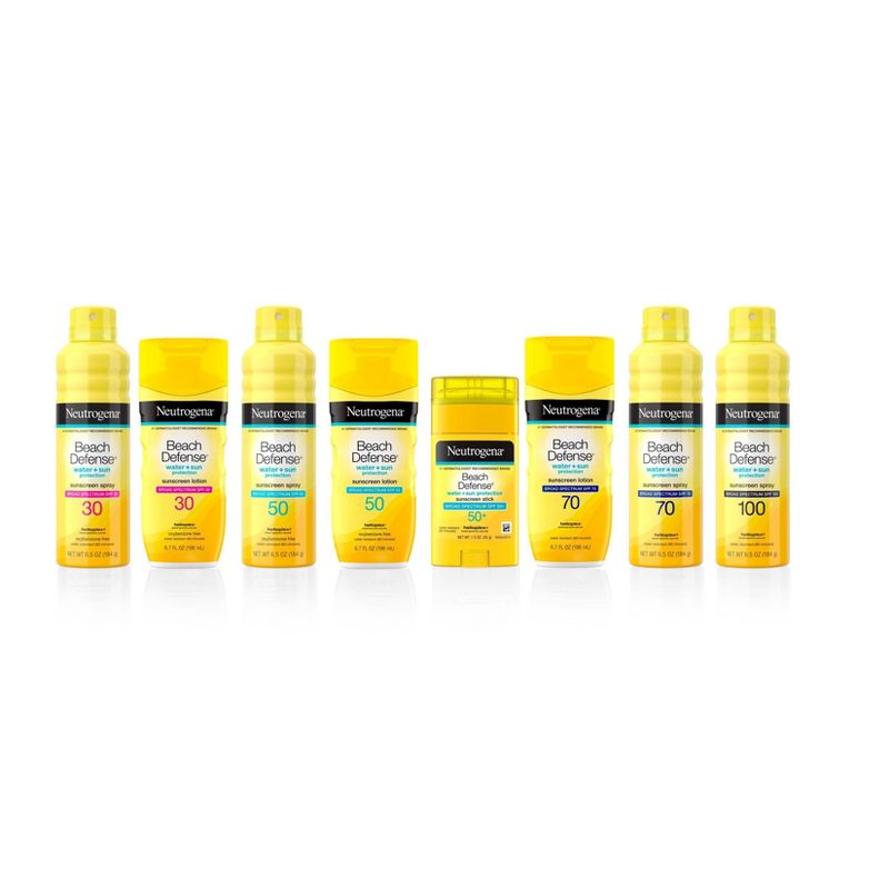 Neutrogena Beach Defense Oil-Free Body Sunscreen Stick - SPF 50+ - 1.5oz