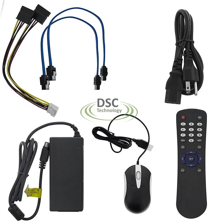 16CH Channel TURBO HD TVI/CVI/AHD/ANALOG/IP HYBRID DVR, SUPPORT 720P/1080P HD CAMERAS, 2 IP CAMERAS UP TO 4MP, H.265, H.265+, 2 HDD BAY, NO HDD Installed