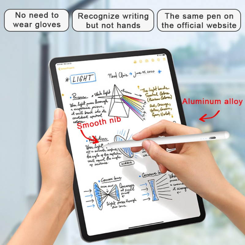 Bobora Stylus Pen, New Style Active Capacitor Pen Anti-error Tilt Painting Only for iPad/Pro/Air/Mini 2018/2019/2020