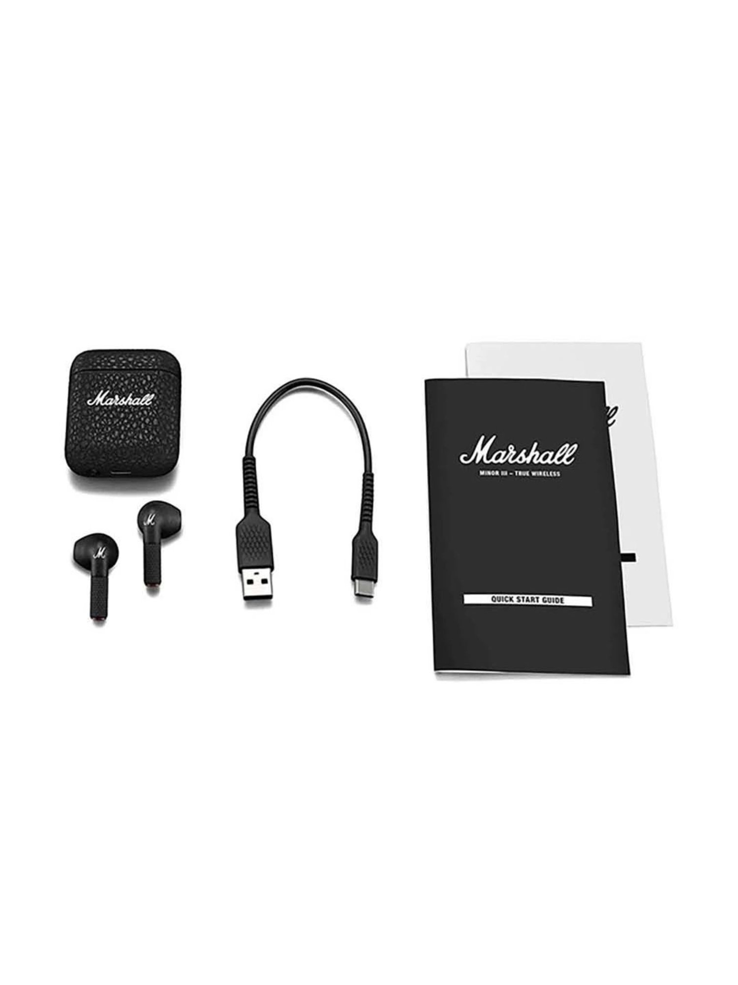 Marshall Minor III True Wireless In-Ear Headphones (Black)