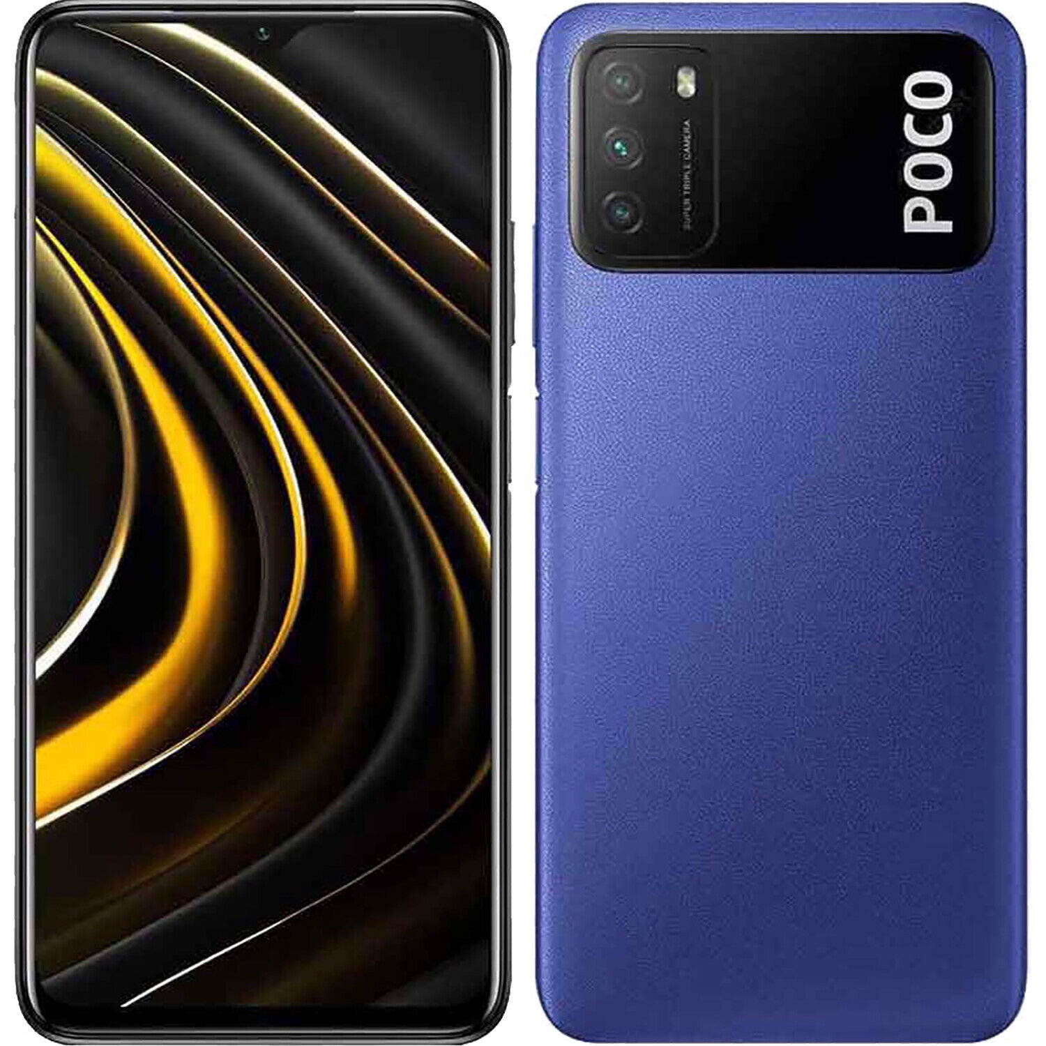 Xiaomi Poco M3 Dual-SIM 64GB + 4GB RAM (GSM Only | No CDMA) Factory Unlocked 4G/LTE Smartphone (Black) - International Version