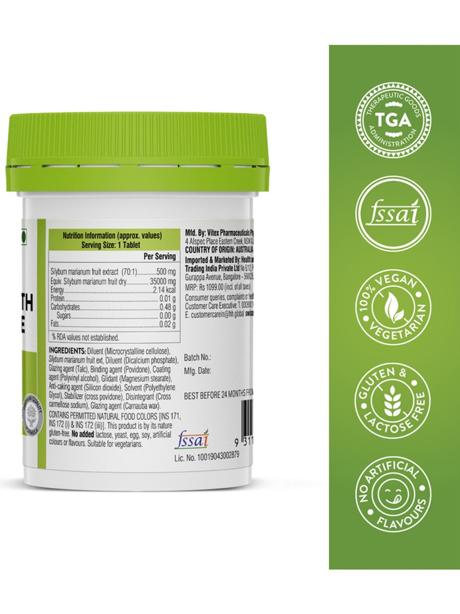 Swisse Ultiboost High Strength Milk Thistle - 30 Tablets