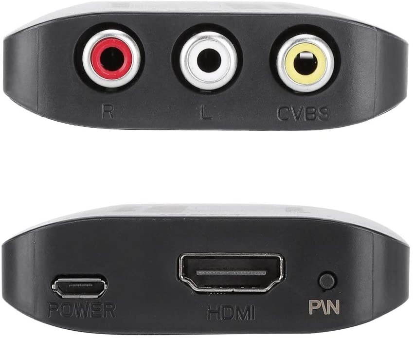 awstroe HDMI AV Adapter, HDMI AV Converter HD High Definition for Notebook Game Console