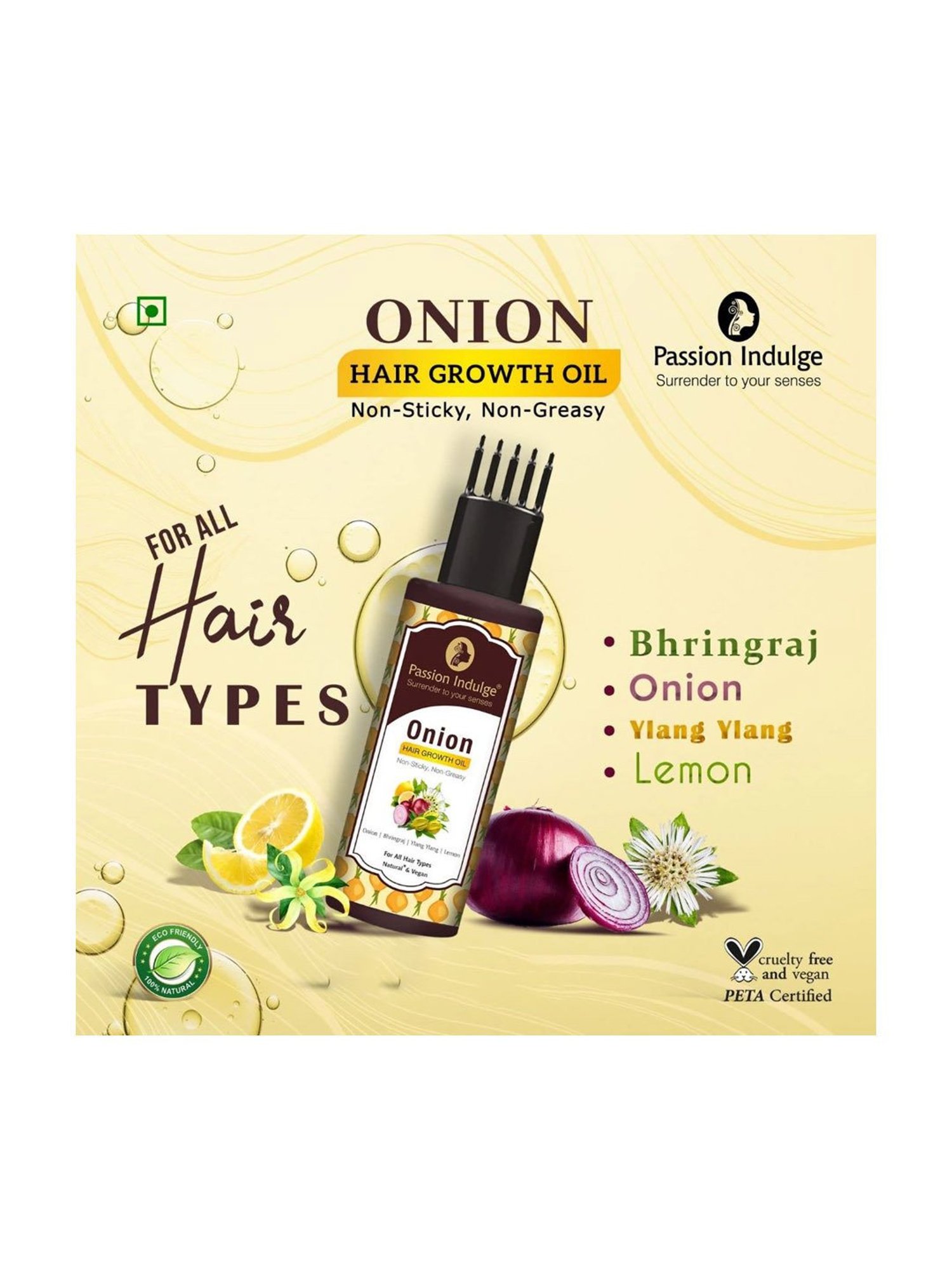 Passion Indulge Onion Hair Growth Oil - 100 ml