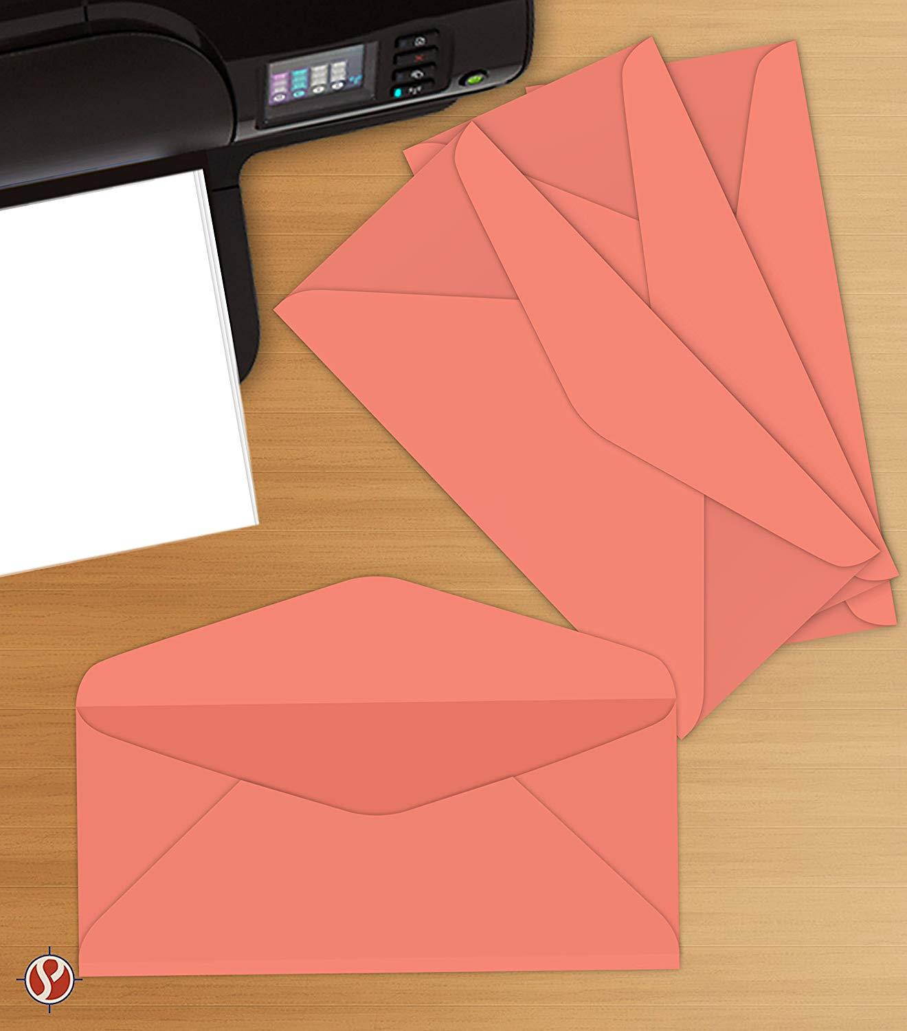 Bright Color #10 Envelopes - 50 Envelopes (Ultra Lava)