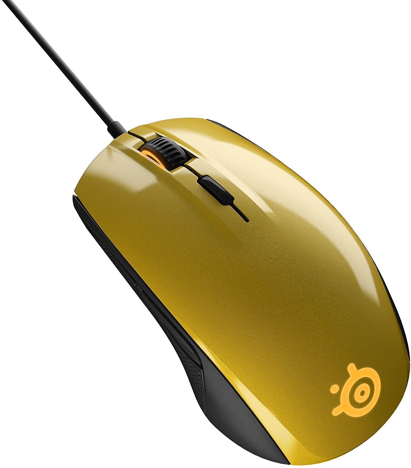 SteelSeries Rival 100 Optical Gaming Mouse - Gold