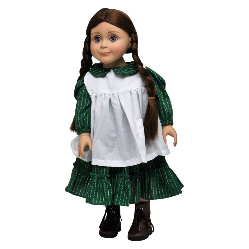 The Queen's Treasures 18 Inch Doll Clothes Accessory, Brown Lace Up Vintage Style Boots Plus Shoe Box