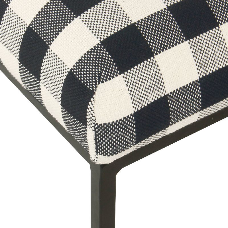 Small Decorative Ottoman Black - HomePop