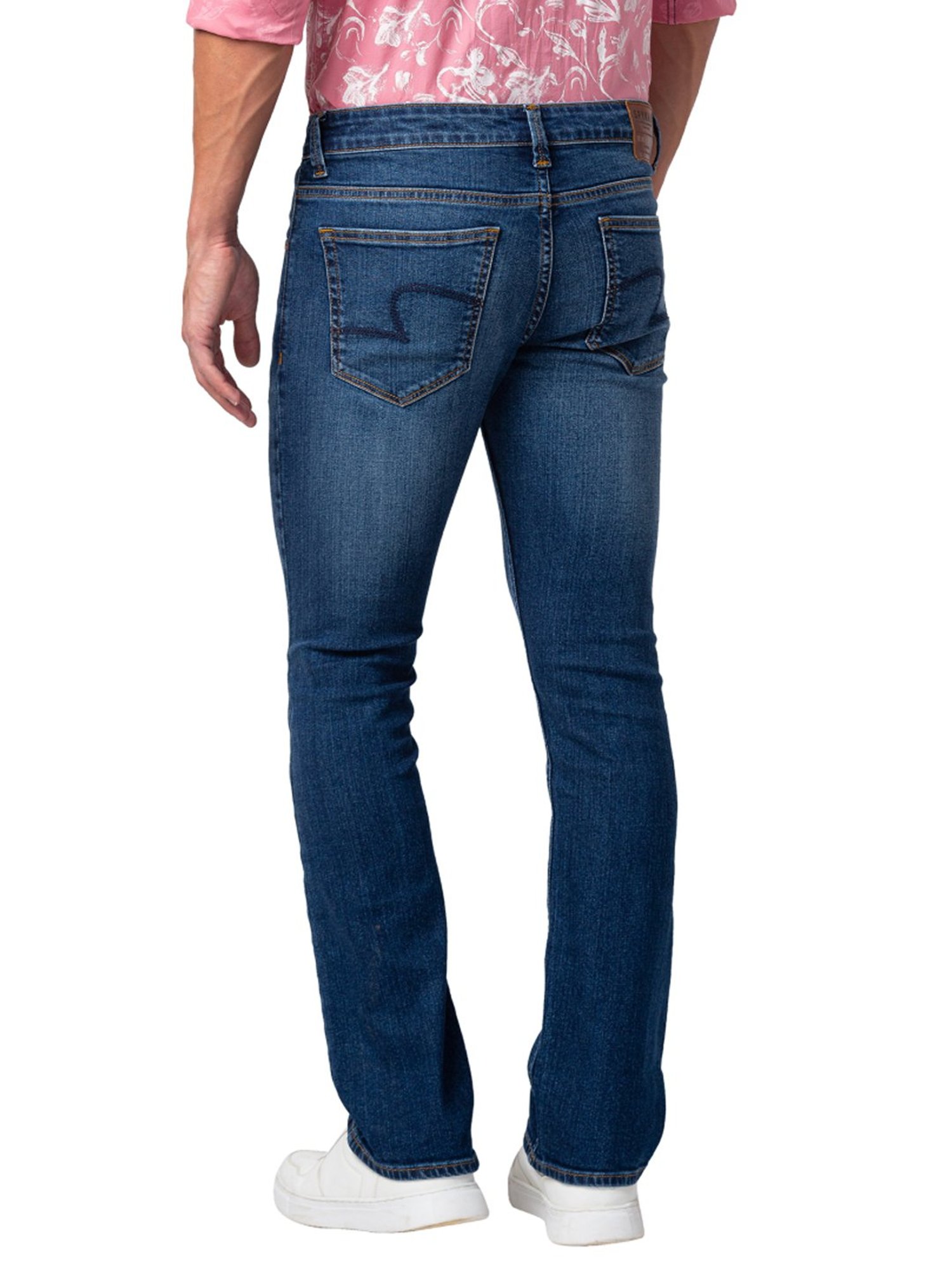 Spykar Dark Blue Bootcut Jeans