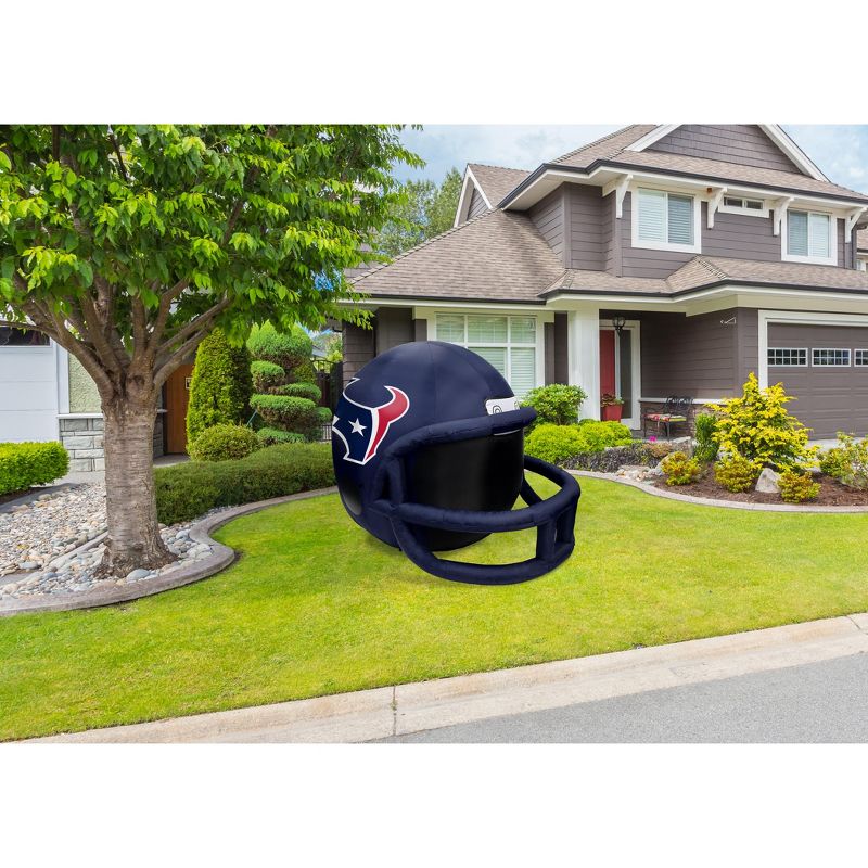 Fabrique NFL HOUSTON TEXANS Team Inflatable Helmet   4 ft., 4 ft Tall, Blue