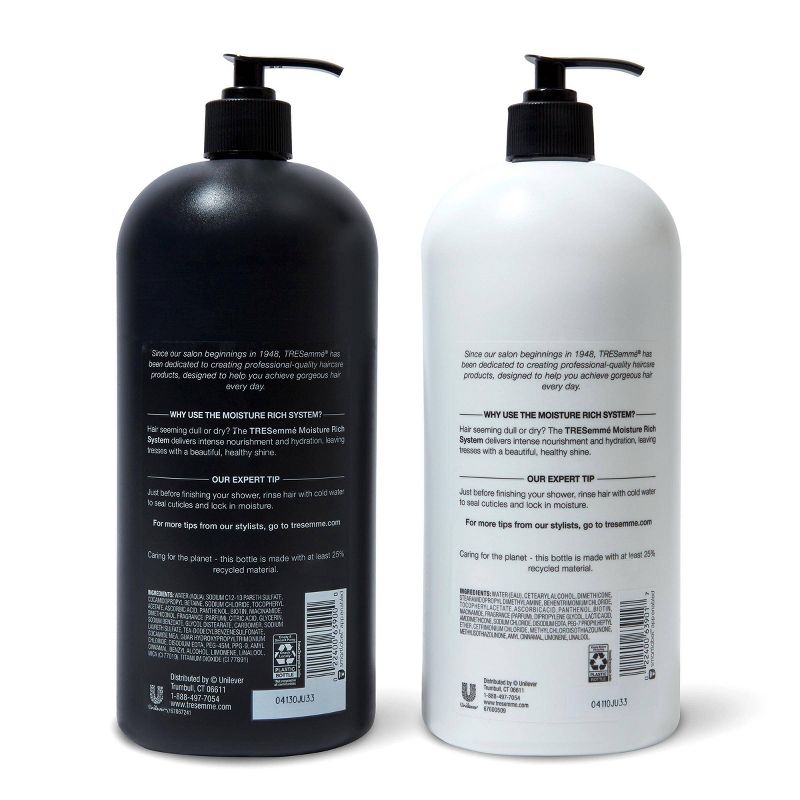 Tresemme Moisture Rich Shampoo and Conditioner - 2pk/39 fl oz