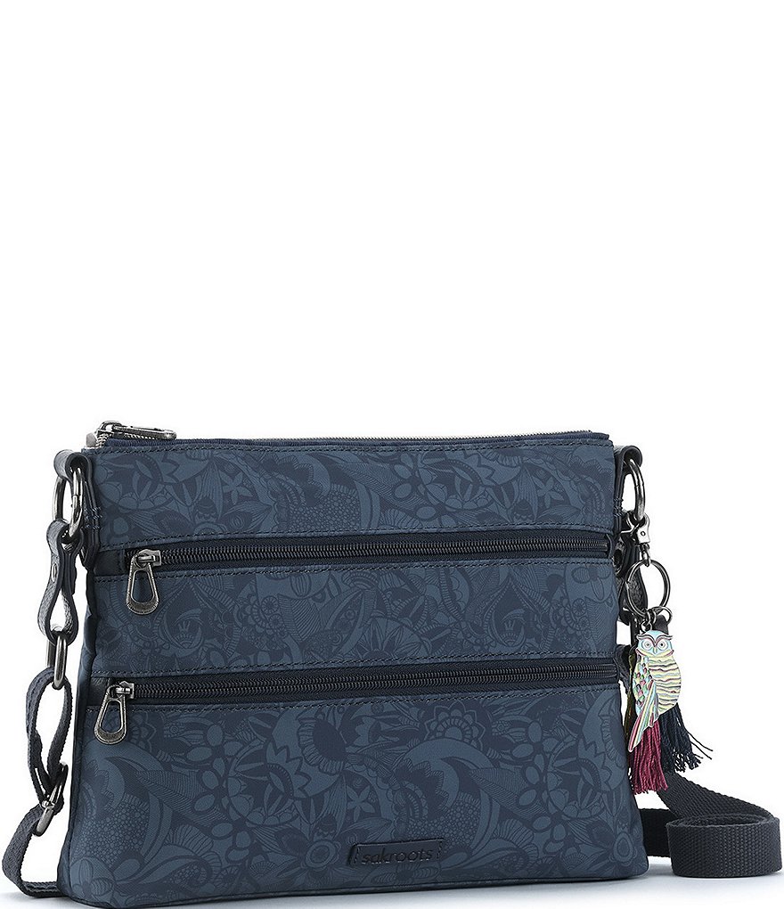 Sakroots Basic Zip Top Crossbody Bag