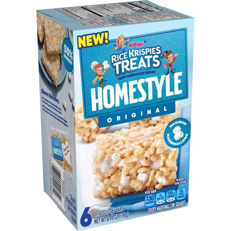 Rice Krispies Treats Homestyle Original - 7.61oz/6ct