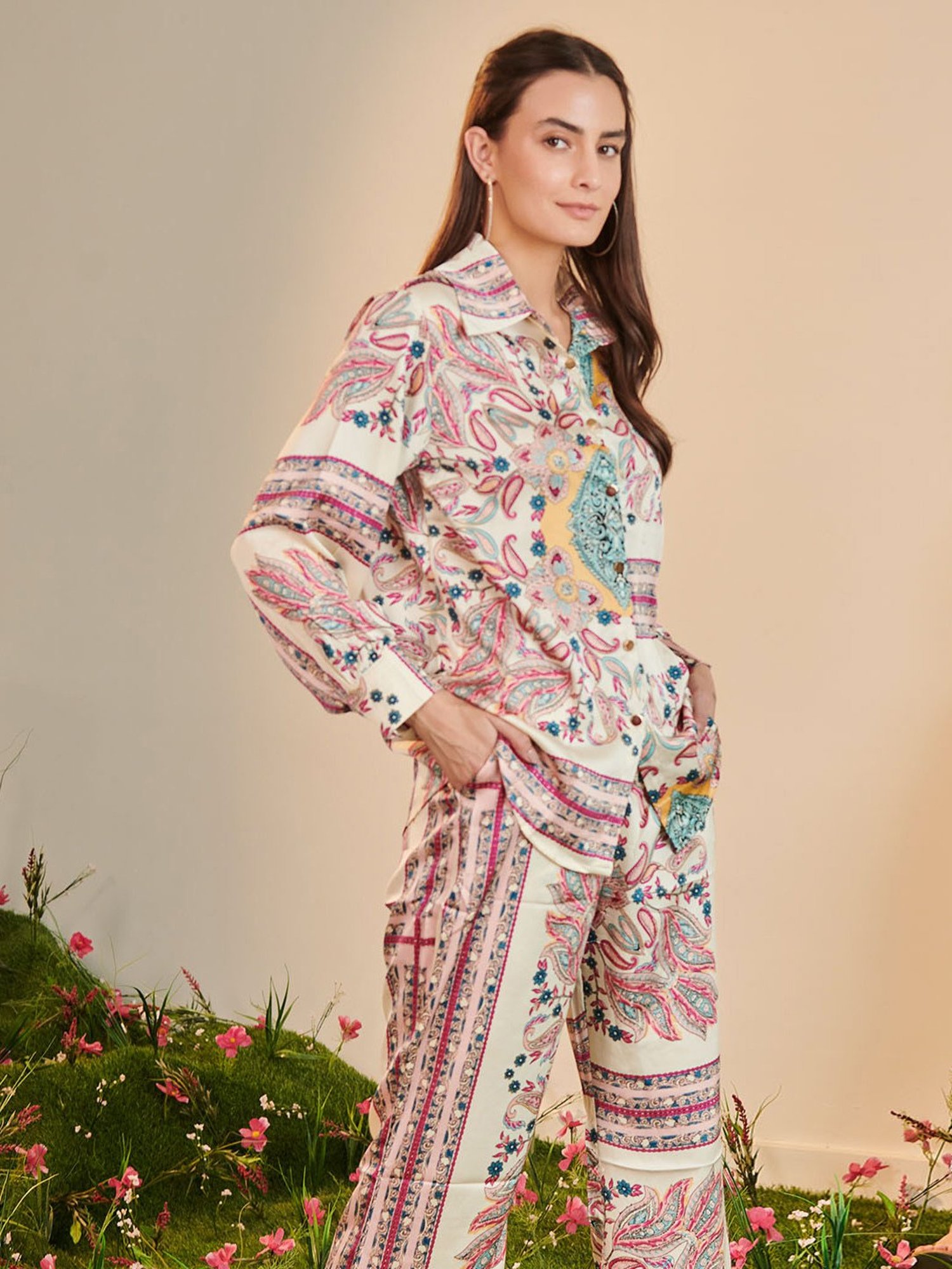 Dusk Attire Multicolor Ophelia Co-ord Set