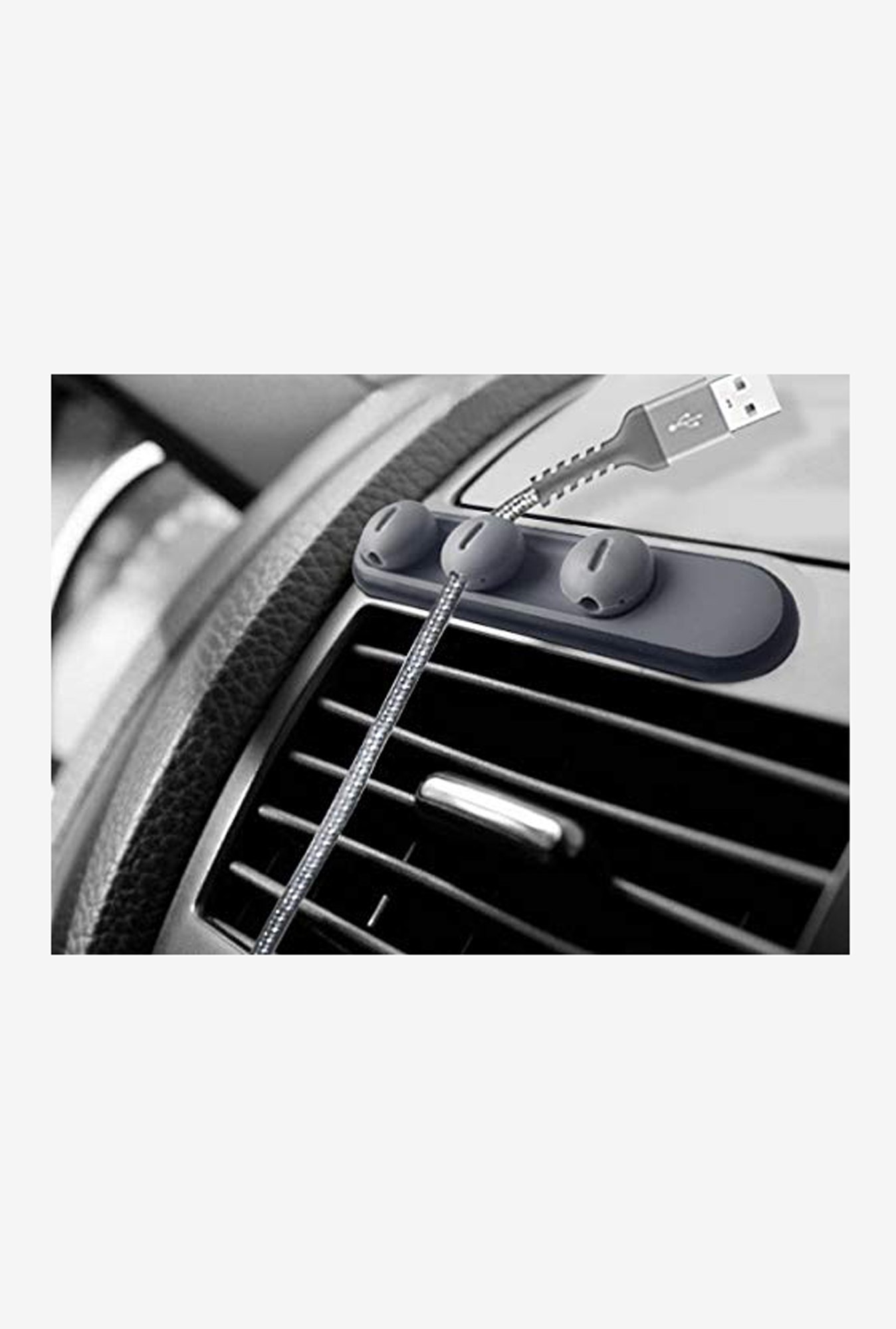 ULTRAPROLINK UM1001 Cable Tidy Magnetic Cable Organizer (Grey)