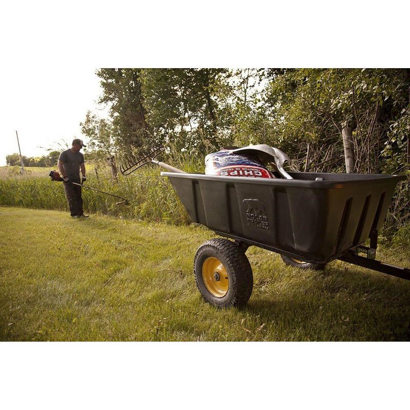 Polar Trailer LG10 Outdoor Yard Lawn and Garden 10 Cu Ft Heavy Duty Utility Cart