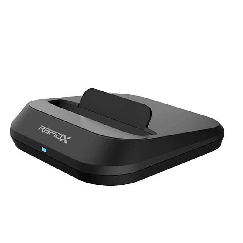 Myport 10000 mAh Power Bank 10W Wireless Charging QiCertified Charging Stand 1 USBC InputOutput 18W 1 USB Output for iPhone and Android Black RXMYPORTBLK