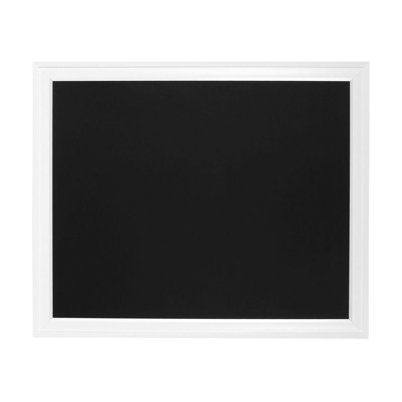 28" x 34" Bosc Framed Magnetic Chalkboard White - DesignOvation