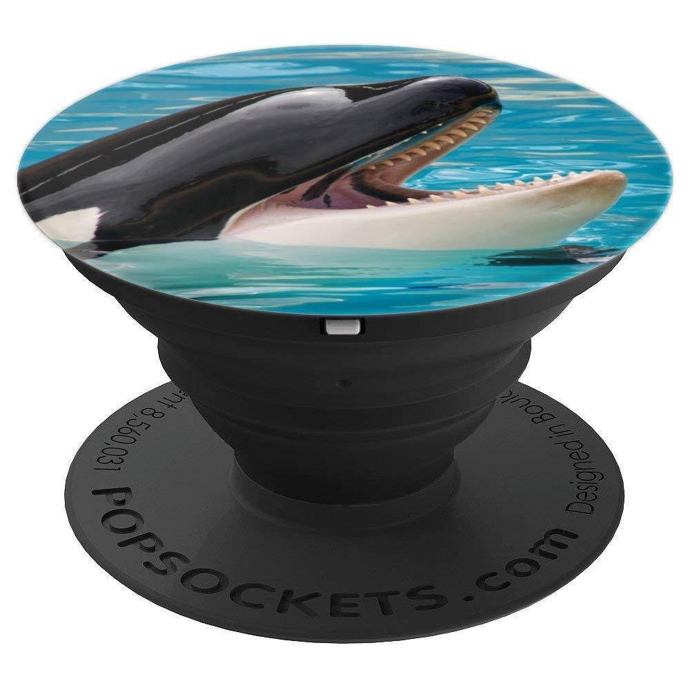 Orcas Rescue I Love Orcas Killer Whale Activist - PopSockets Grip and Stand for Phones and Tablets